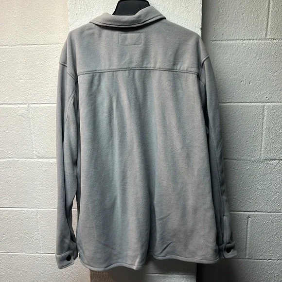 Ecothreads Men's Light Gray Sweater Fleece
Shirt Jacket - Large - Picture 5 of 5